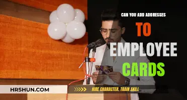 Streamline Your Workforce: Adding Addresses to Employee Cards Made Easy