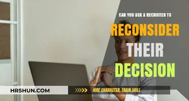 Reconsideration Request: Can You Convince a Recruiter to Change Their Mind?