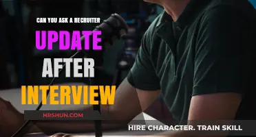 Post-Interview Follow-Up: When and How to Ask a Recruiter for an Update