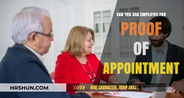 Verifying Employment: Can You Request Proof of Appointment?