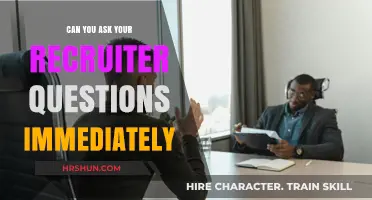 Navigating the Interview: When to Ask Your Recruiter Questions