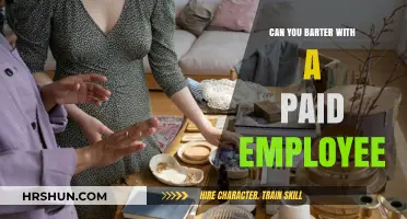 Exploring the Ethics of Bartering with Paid Employees