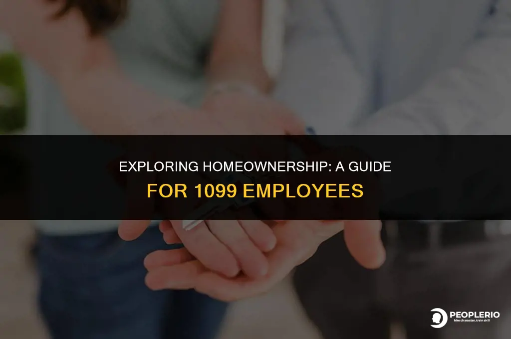 can you buy a house as a 1099 employee