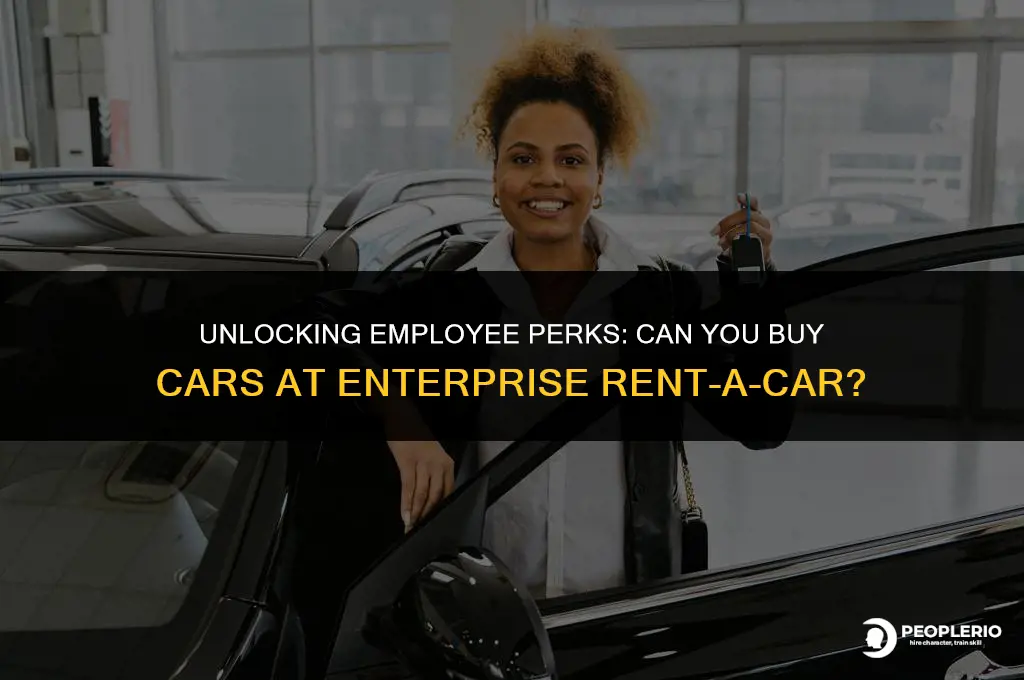 can you buy cars as enterprise rent a car employee