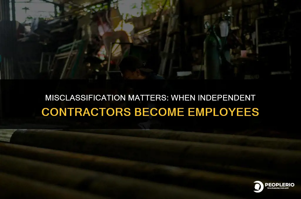 can you call an independent contractor an employee