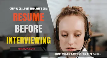 Should You Contact Past Employees Before Interviewing? A Guide