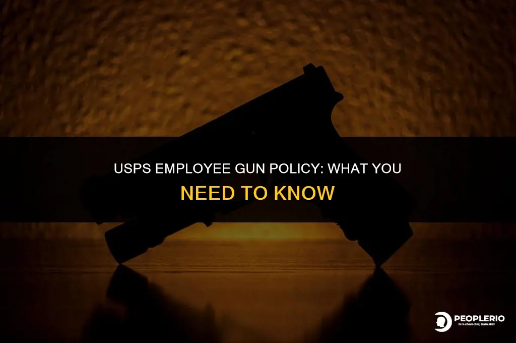 can you carry a firearm as a usps employee