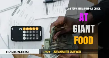 Where to Cash Your Payroll Check: Giant Food Options Explored