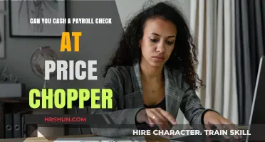 Where to Cash Your Payroll Check: Price Chopper's Services Explained