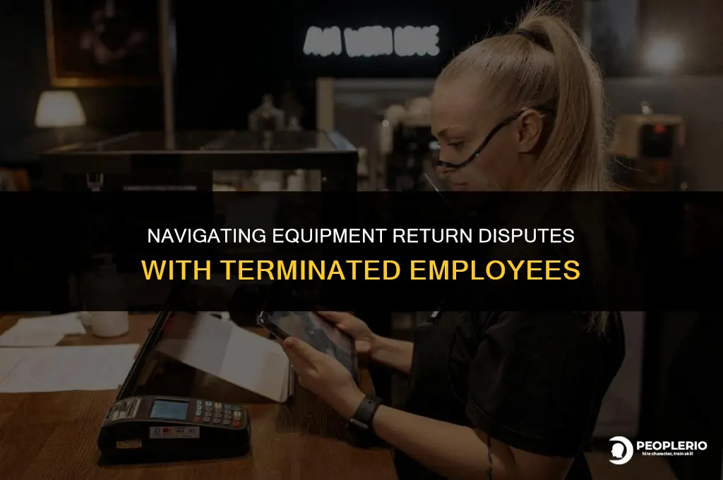 can you charge a terminated employee for unreturned equipment