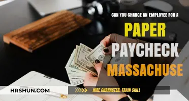 Massachusetts Paycheck Deductions: Can Employers Charge for Paper Paychecks?