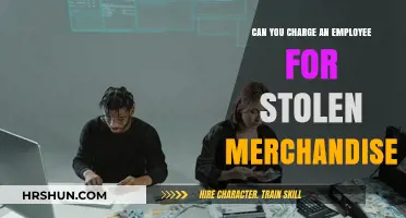 Can You Charge an Employee for Stolen Merchandise?