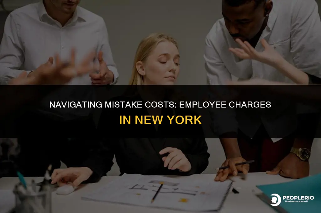 can you charge employee for mistake new york