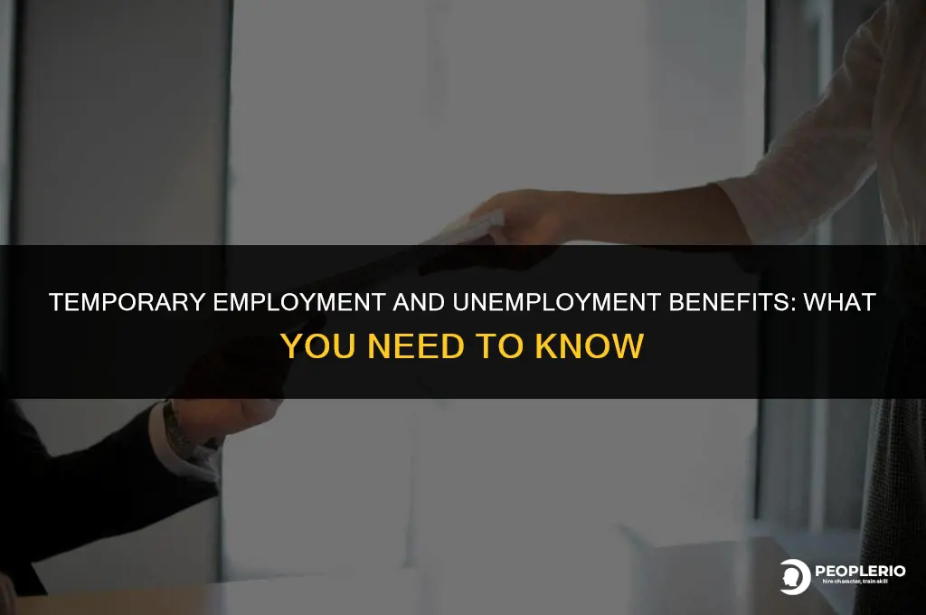 can you claim unemployment if you are a temporary employee