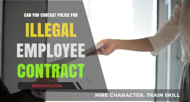 Navigating Illegal Employee Contracts: When to Contact the Police