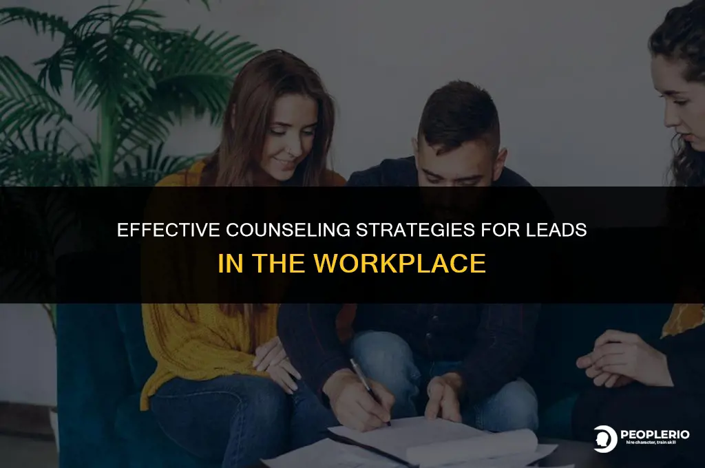 can you councel a employee as a lead