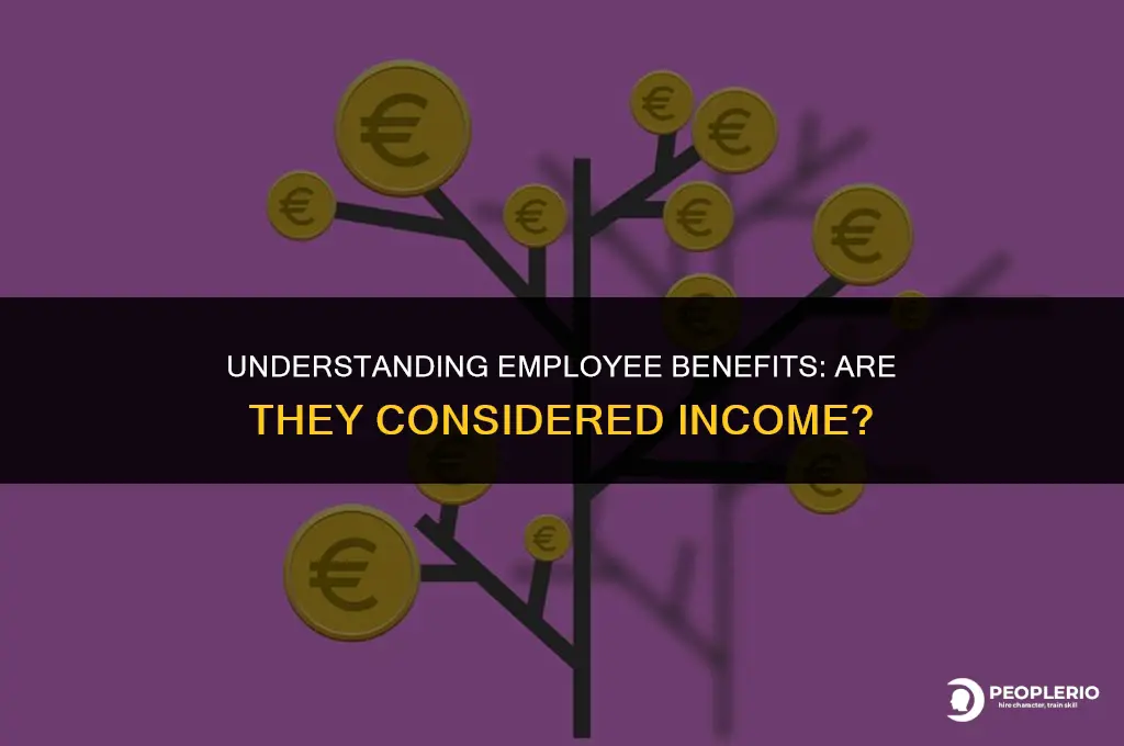 can you count employee benifits as income
