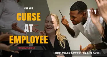 Workplace Etiquette: The Do's and Don'ts of Cursing at Employees
