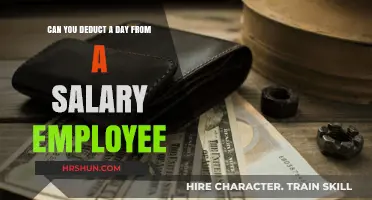 Understanding Salary Deductions: Can You Deduct a Day?