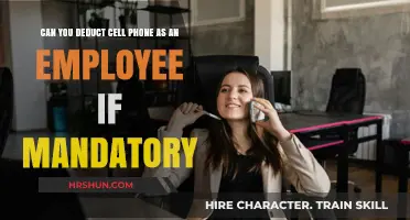 Is Your Mandatory Cell Phone Use Deductible as an Employee?