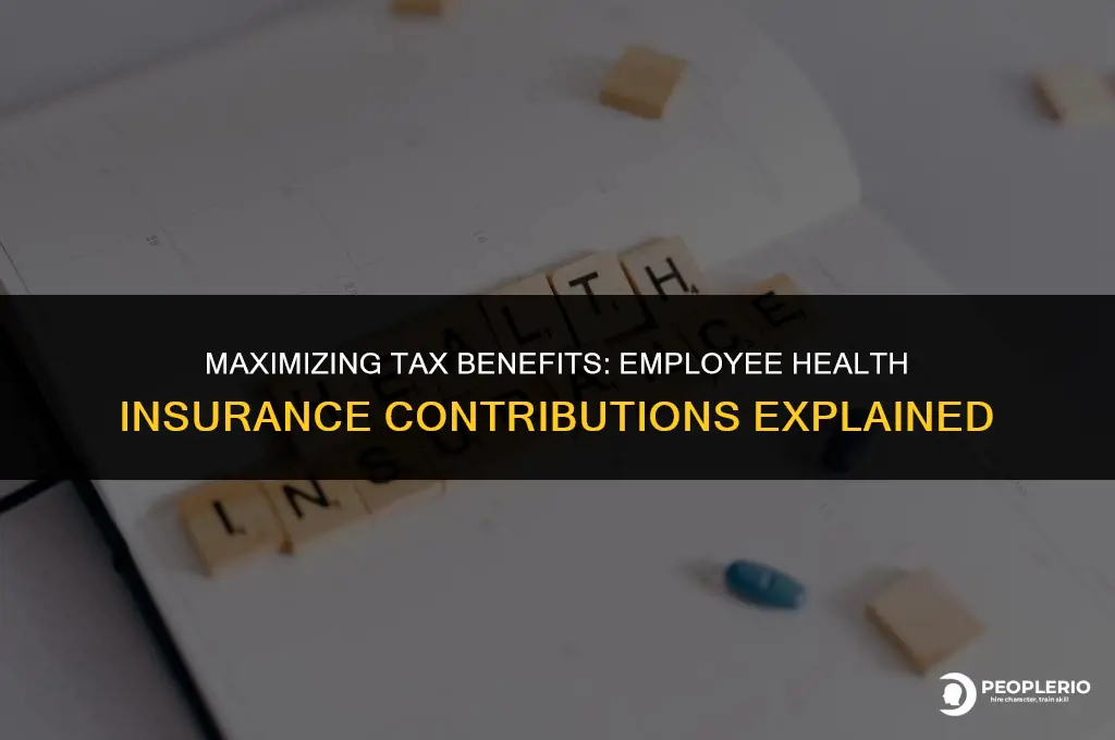 can you deduct employee contribution to health insurance