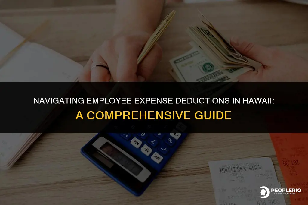 can you deduct employee expensises in hawaii