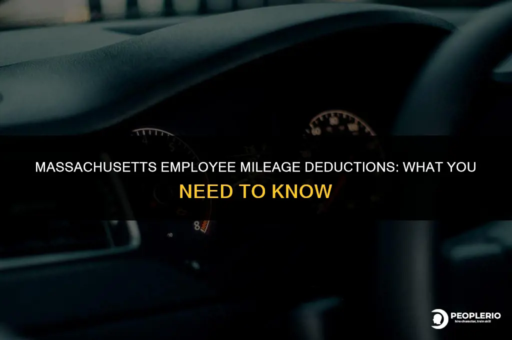 can you deduct mileage in mass as employee business expense