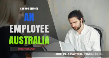 Navigating Employee Demotions in Australia: Legal Insights and Best Practices