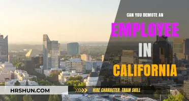 Understanding Employee Demotion Laws in California: A Guide for Employers