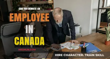 Understanding Employee Demotion in Canada: Legal Insights and Best Practices