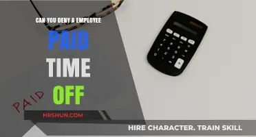 Navigating Paid Time Off Requests: When Can You Say No?