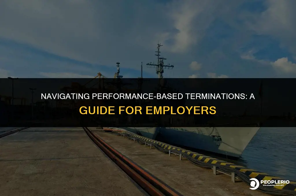 can you discharge an employee for poor performance