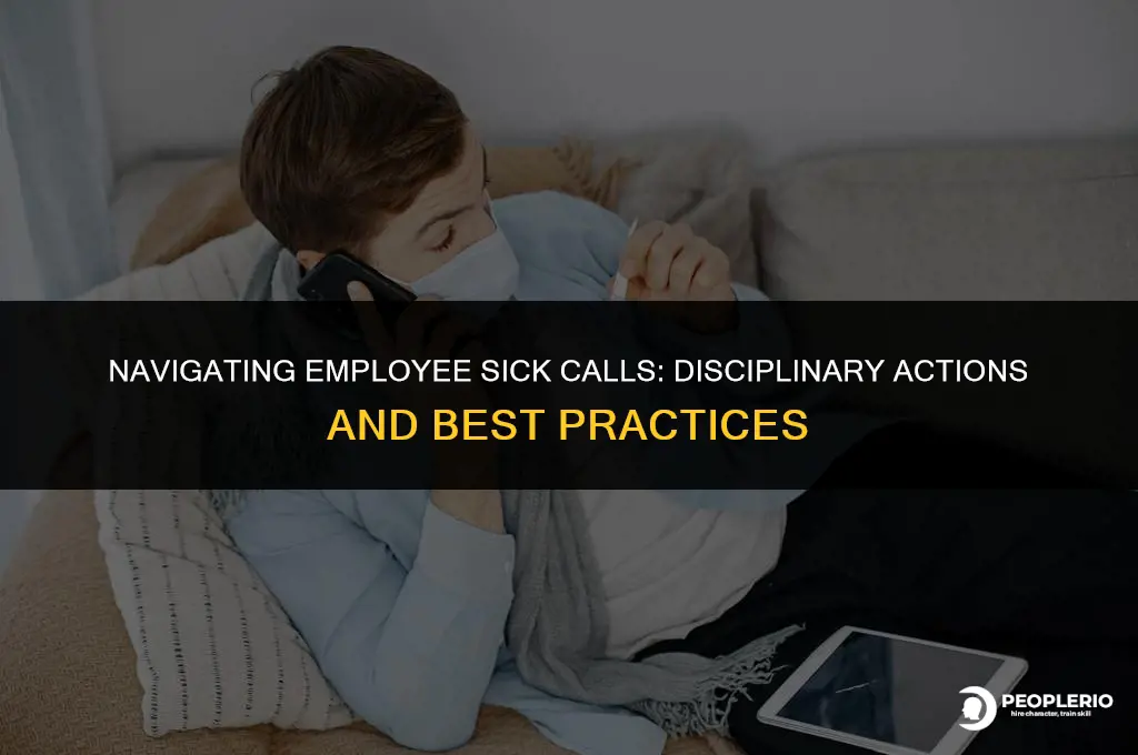 can you discipline an employee for calling in sick
