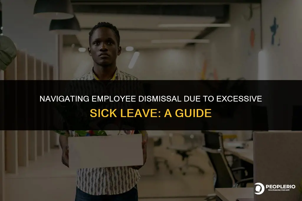 can you dismiss an employee for excessive sick leave