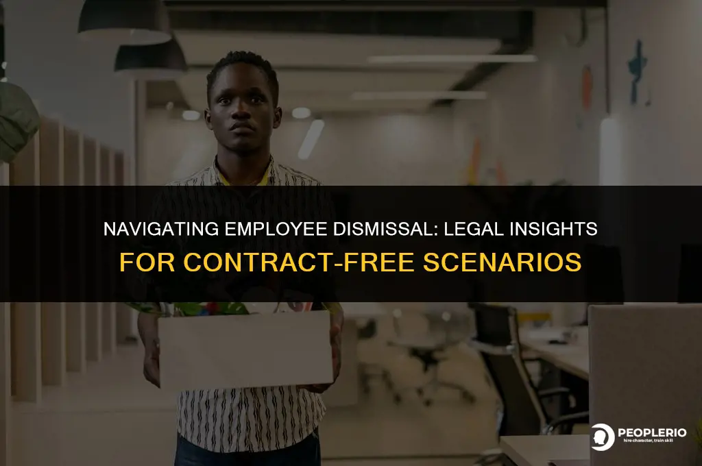 can you dismiss an employee without a contract