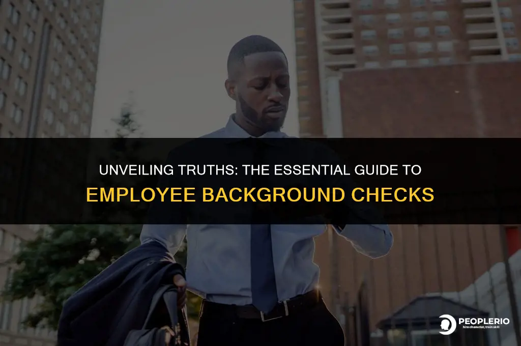 can you do a background check on a potential employee