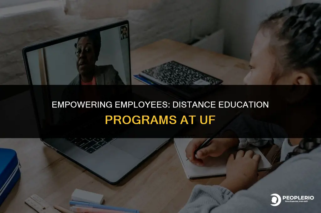 can you do distance education with employee education program uf