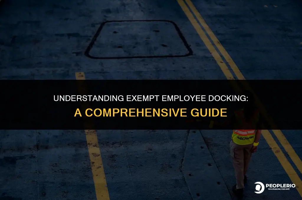 can you dock an exempt employee for a full day