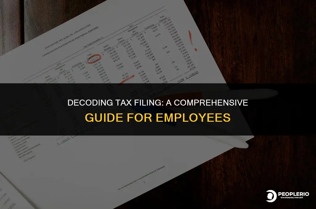 can you file taxes as an employee