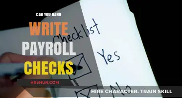 Handwriting Payroll Checks: A Guide for Small Business Owners