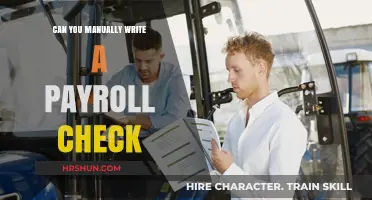 Mastering Payroll: The Art of Manual Check Writing