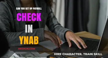 Streamline Your Finances: Setting Up Payroll Checks in YNAB