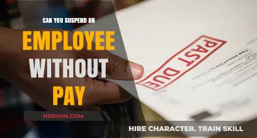 Can Employers Suspend Employees Without Pay? Legal Insights and Best Practices