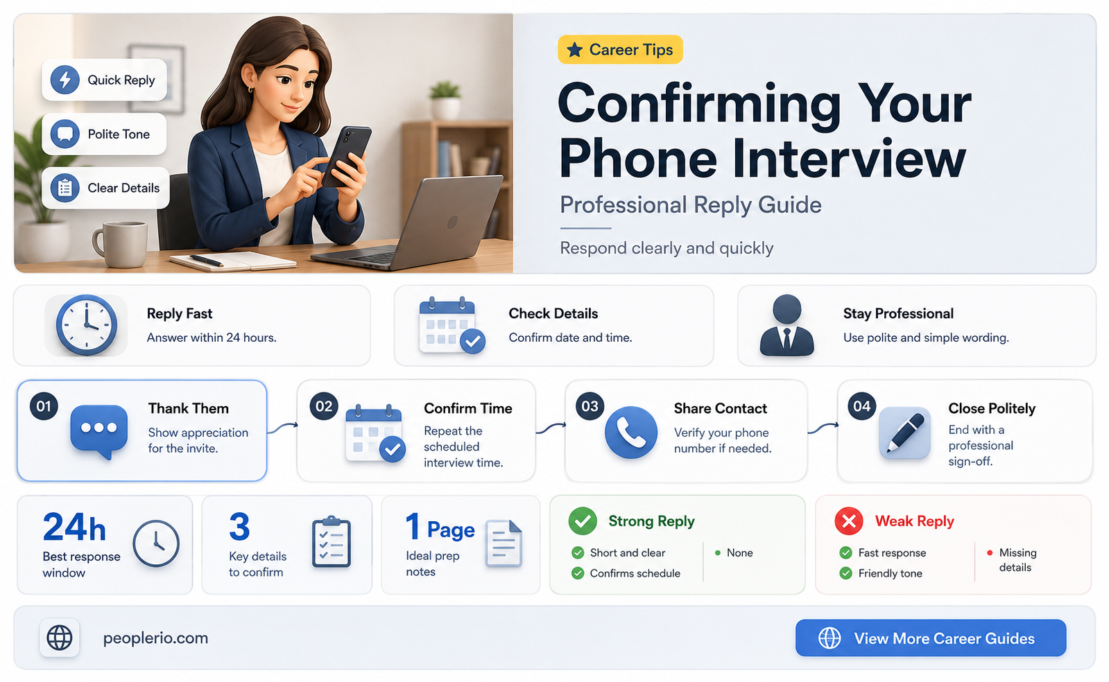 how to reply recruiter to confirm phone interview
