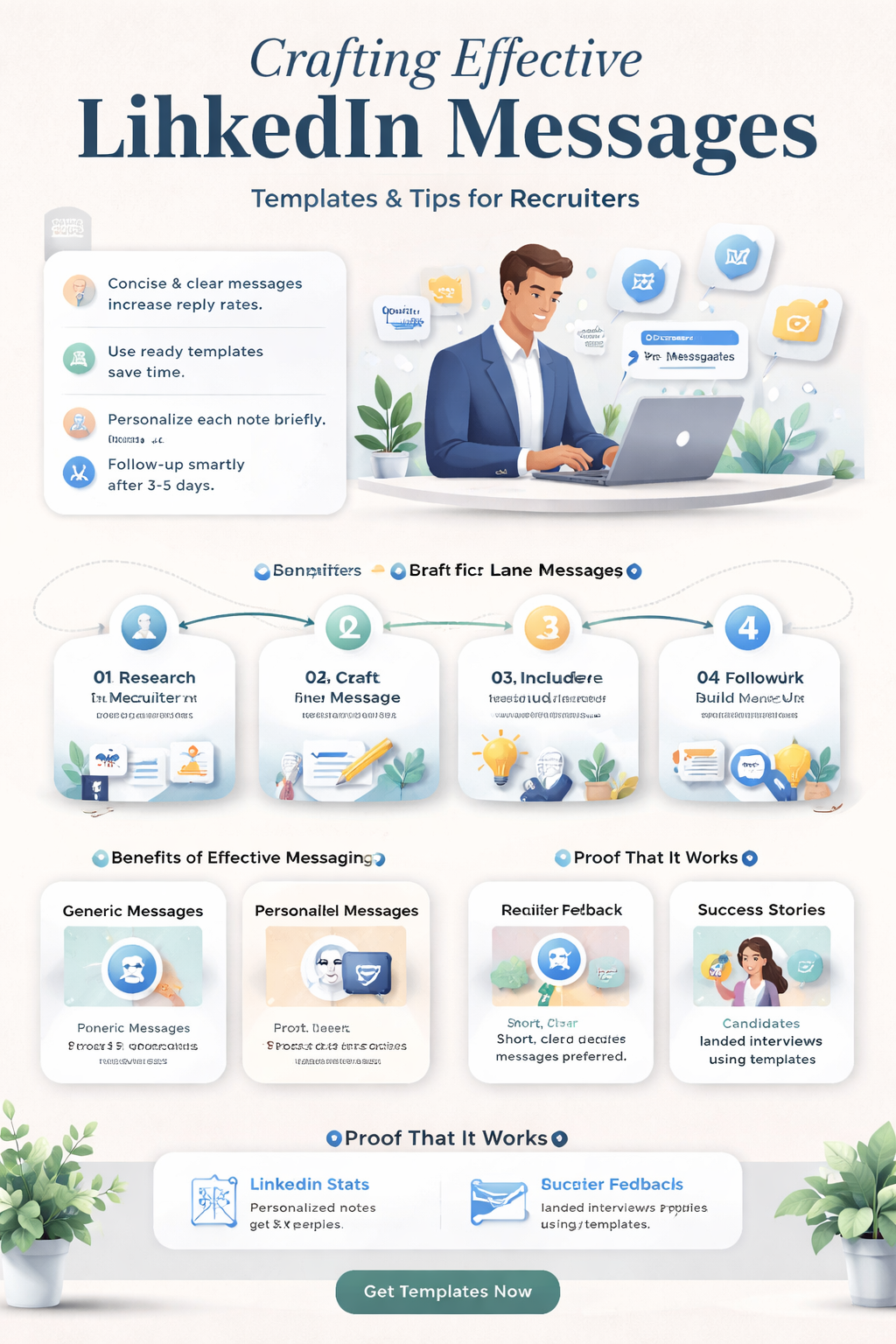 how to email a recruiter on linkedin templates