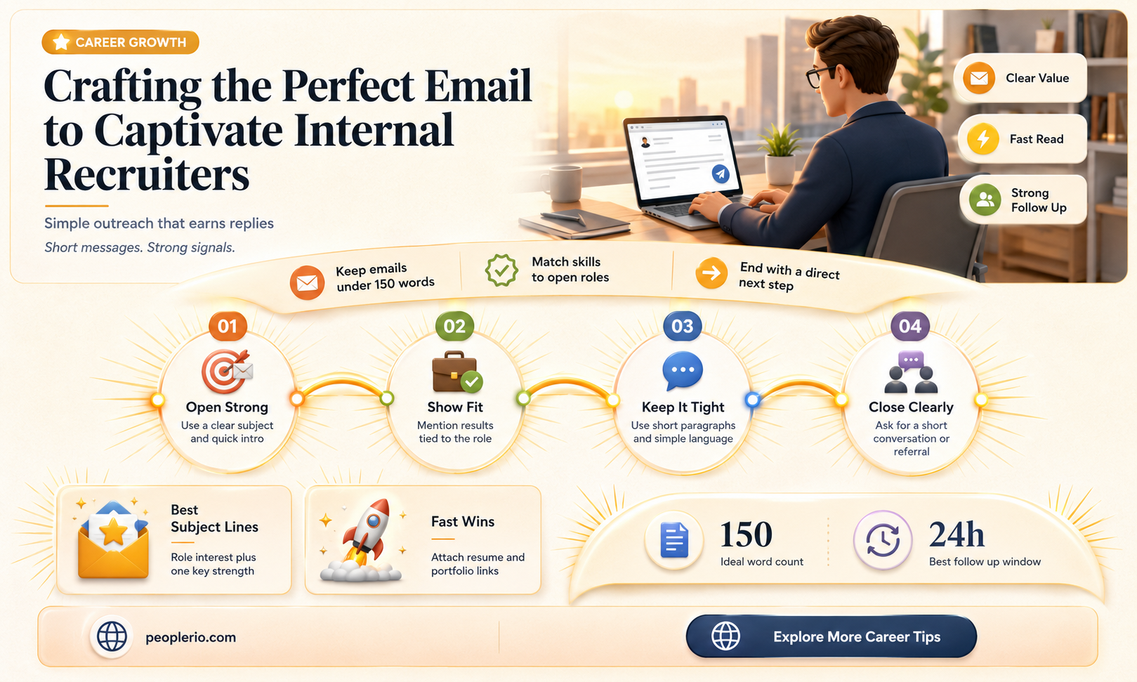 how to email an internal recruiter
