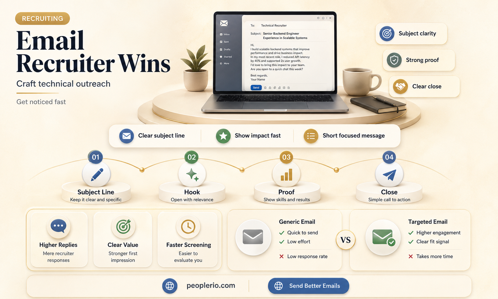 how to email a technical recruiter