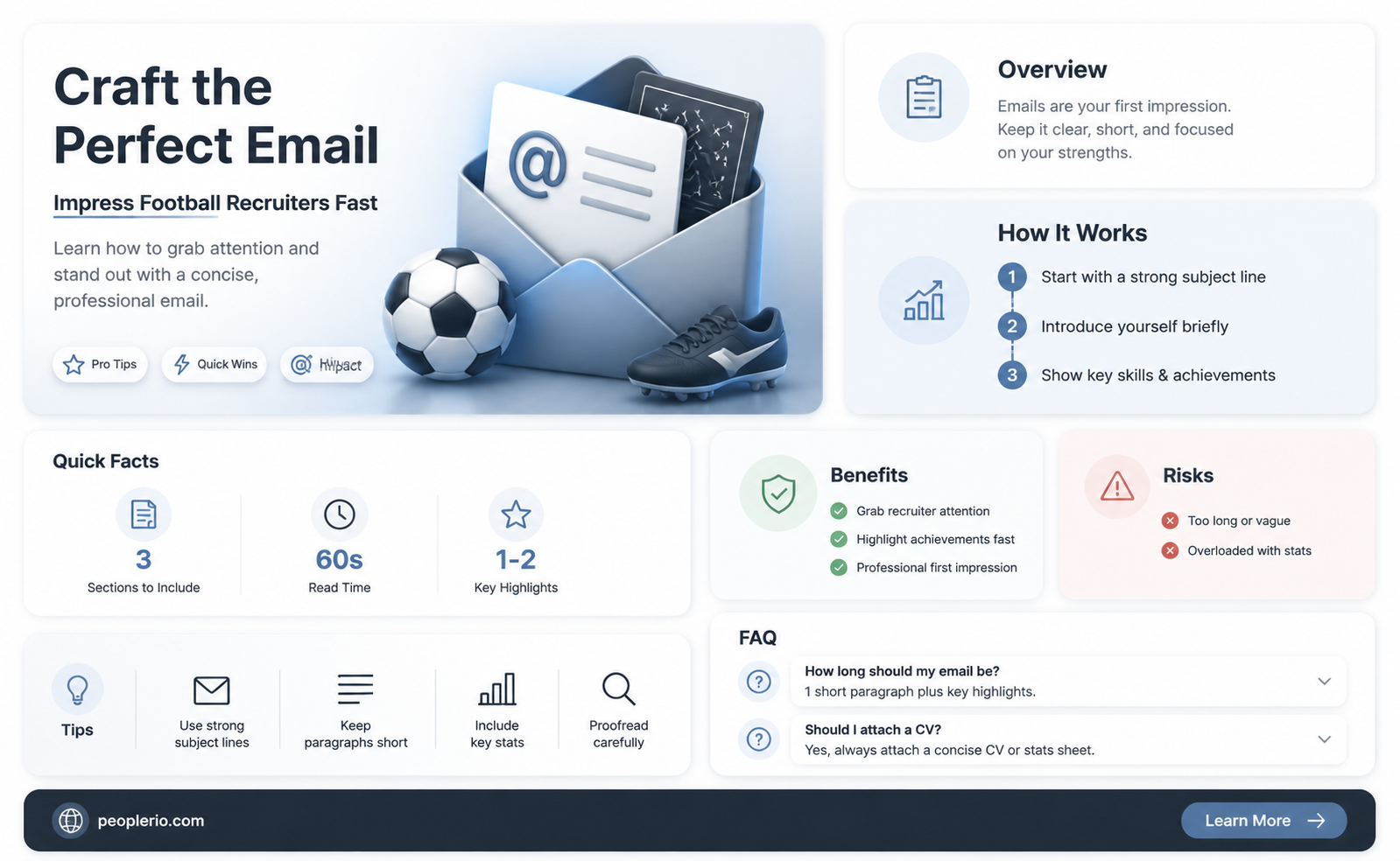 how to email a football recruiter