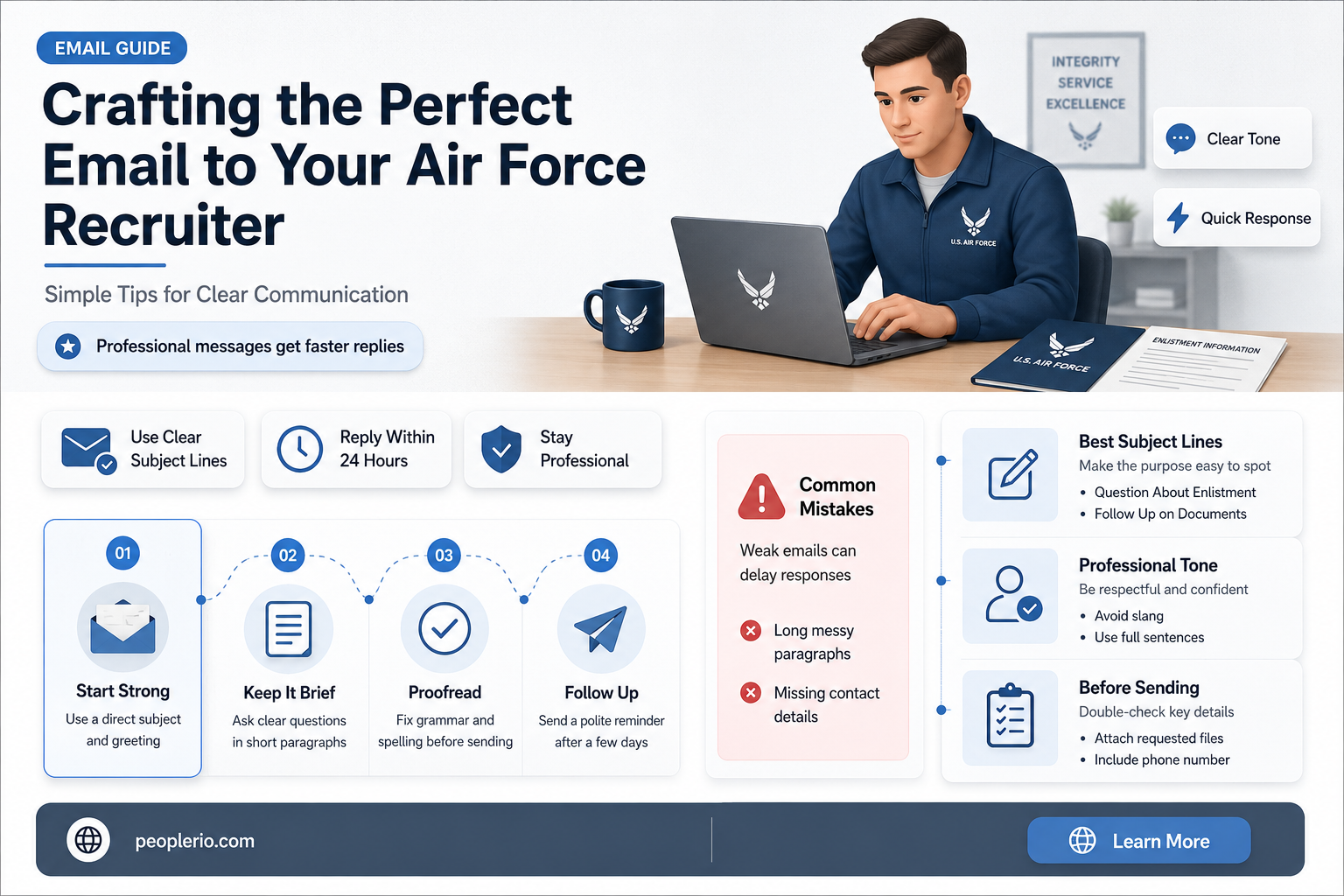 how to email air force recruiter