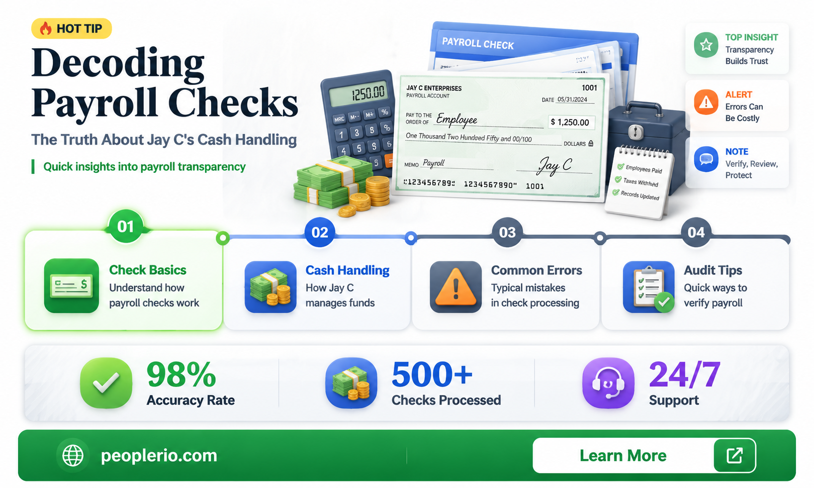 does jay c cash payroll checks